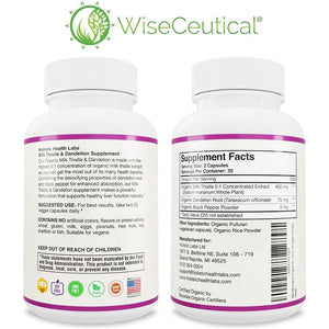 Max Absorption USDA Organic Milk Thistle Extract 2000Mg 60 Ct 1 PACK - Suppviv