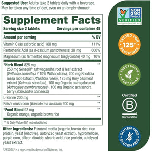Megafood Adrenal Strength - 90 Tabs (45 Servings) - Suppviv
