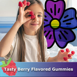 Melatonin Gummies 2.5Mg - Gummy Sleep Aid | Berry Flavor | 60 Count - Suppviv