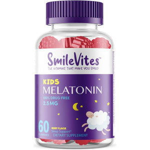 Melatonin Gummies 2.5Mg - Gummy Sleep Aid | Berry Flavor | 60 Count - Suppviv