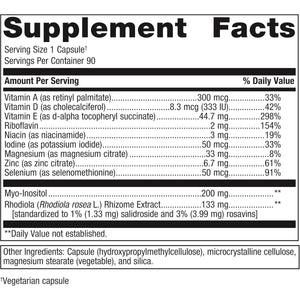 Metagenics Thyrosol Supplement - Supports Thyroid Health with Iodine 90 Count - Suppviv