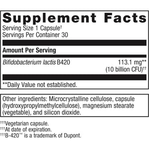 Metagenics Ultraflora Control, Daily Probiotic Supplement (30 Servings) - Suppviv