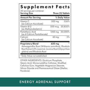 MICHAEL'S Health Naturopathic Programs Energy Adrenal Support - 90 Tablets - Suppviv