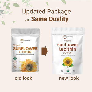Micro Ingredients Organic Sunflower Lecithin Powder, 1 Pound - Suppviv