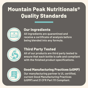 Mountain Peak Nutritionals Sleep Easy - Promoting a Relaxed & Calm Mood (60 Capsules) - Suppviv
