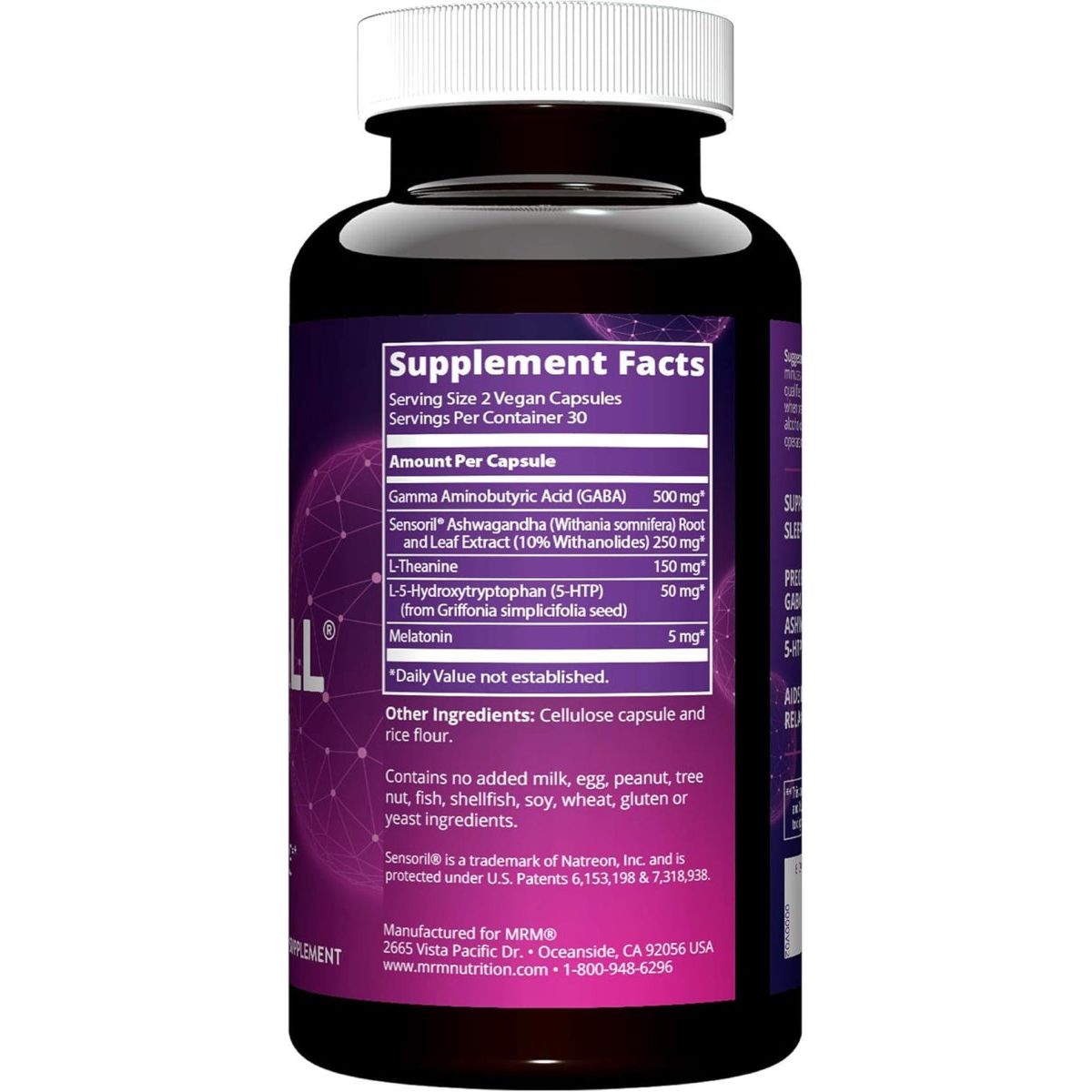 MRM Nutrition Relax - All ® Sleep - With Melatonin + Ashwagandha |30 Servings - Suppviv