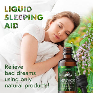Mugwort Extract Liquid Drops – Organic Relaxation & Sleep Support Drops 2 Fl Oz - Suppviv