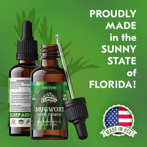 Mugwort Extract Liquid Drops – Organic Relaxation & Sleep Support Drops 2 Fl Oz - Suppviv