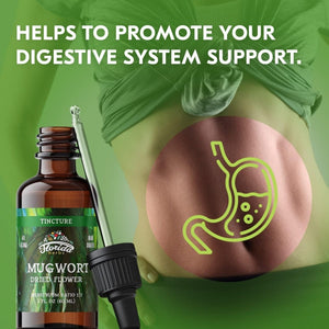 Mugwort Extract Liquid Drops – Organic Relaxation & Sleep Support Drops 2 Fl Oz - Suppviv