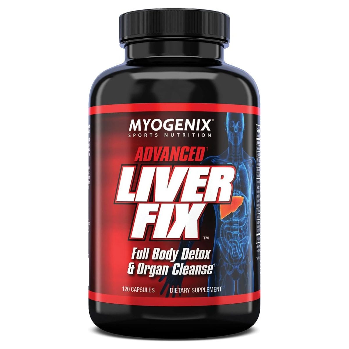 Myogenix Advanced Liver Support Capsules (120 Capsules) - Suppviv