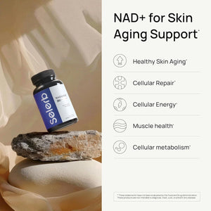 NAD+ Supplement for Men – Anti - Aging, Antioxidant, & Cellular Energy Support 30 Capsules, GMO Free - Suppviv