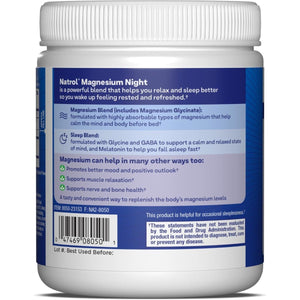 Natrol Mood + Stress High Absorption Night Magnesium Carbonate & Glycinate 325Mg - Suppviv