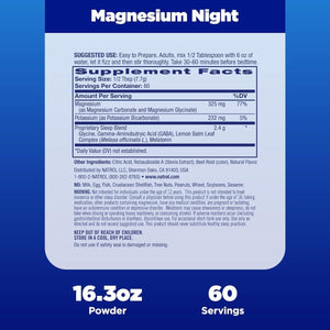 Natrol Mood + Stress High Absorption Night Magnesium Carbonate & Glycinate 325Mg - Suppviv