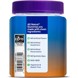 Natrol Mood+ Stress Relax+ Day Calm Gummies 60 Count, 60 Day Supply - Suppviv