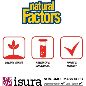 Natural Factors, Phosphatidylserine, Support for Memory, Concentration and Brain Functions, Soy and Gluten Free, 120 Softgels - Suppviv