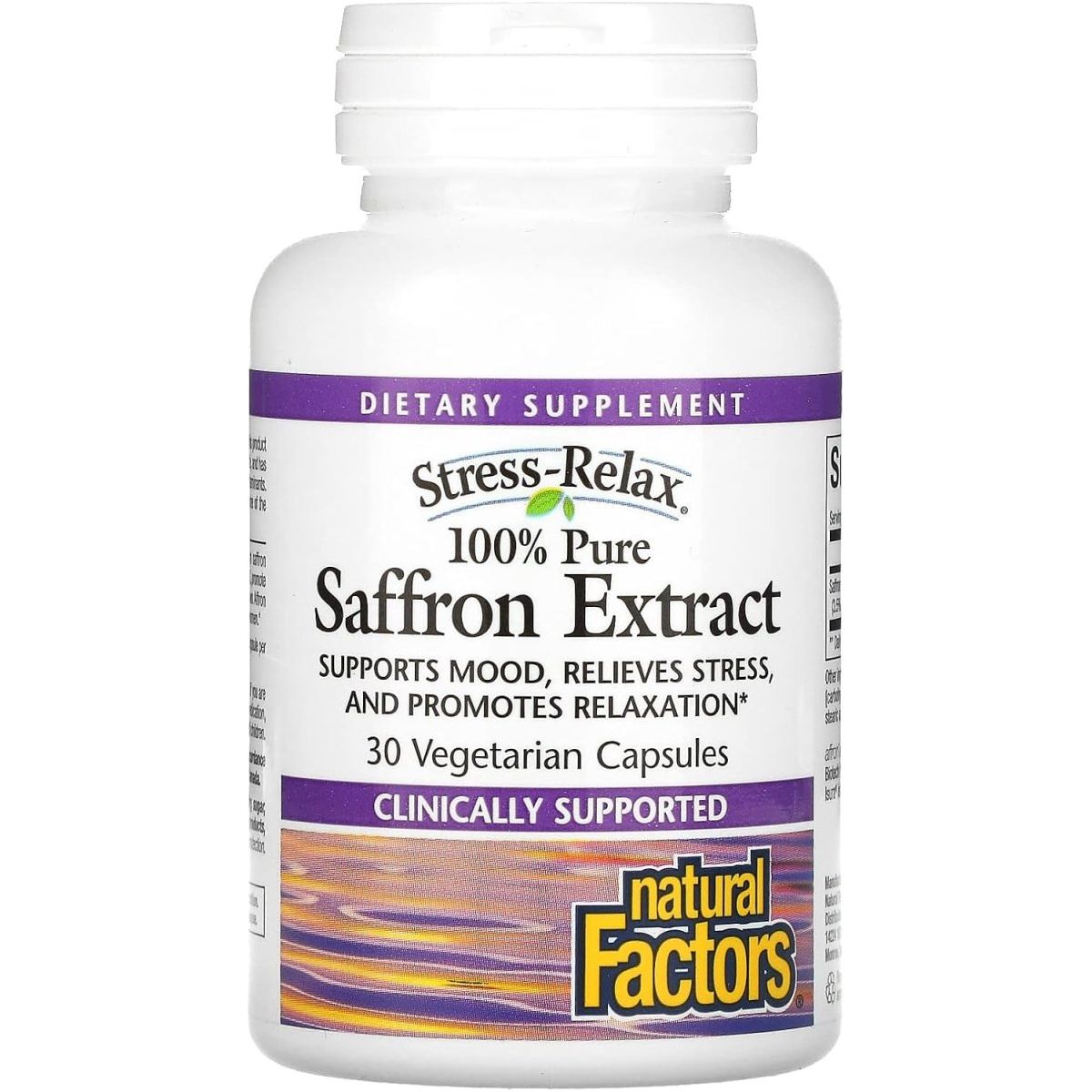 Natural Factors Stress - Relax Affron Saffron Extract 28 Mg, 30 Capsules - Suppviv