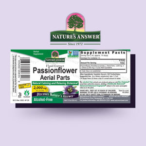 Nature'S Answer Passion Flower - Liquid Herbal Tincture Supplement Drops 1Oz - Suppviv