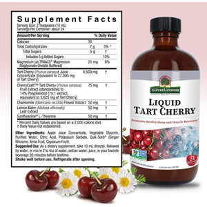 Nature'S Answer Tart Cherry 8 Ounce Liquid - Promotes Recovery & Sleep 1 PACK - Suppviv