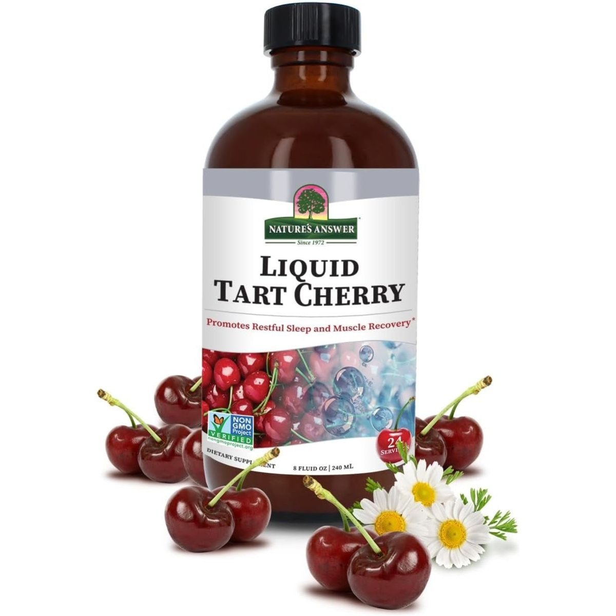 Nature'S Answer Tart Cherry 8 Ounce Liquid - Promotes Recovery & Sleep 1 PACK - Suppviv
