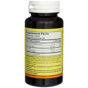 Nature'S Blend Lecithin Kelp - B6 with Cider Vinegar 100 Tabs - Suppviv