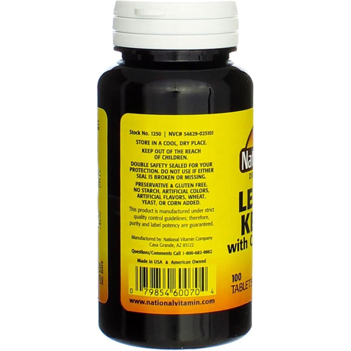 Nature'S Blend Lecithin Kelp - B6 with Cider Vinegar 100 Tabs - Suppviv