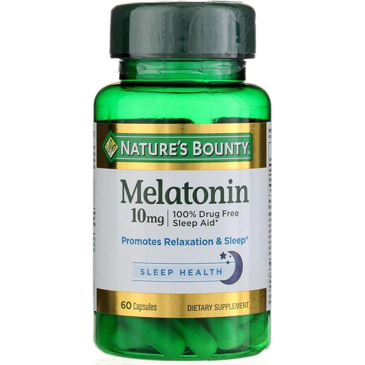Nature'S Bounty Melatonin 10Mg Capsules - Suppviv