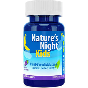 Nature'S Night Kids - Plant Based Melatonin 1MG (60 Tablets) - Suppviv