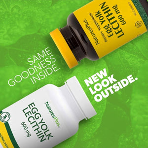 Natures plus Egg Yolk Lecithin 600Mg 180 Capsules - Suppviv