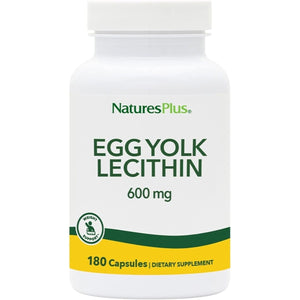Natures plus Egg Yolk Lecithin 600Mg 180 Capsules - Suppviv