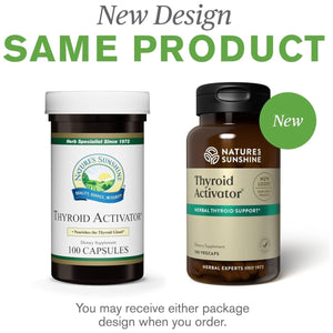 Nature'S Sunshine Thyroid Activator 100 Capsules - Suppviv