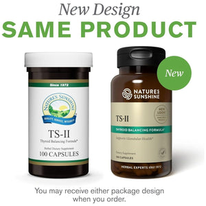 Nature'S Sunshine TS II W/Hops, Supports Thyroid Function 100 Capsules - Suppviv