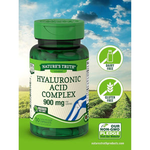 Nature'S Truth Hyaluronic Acid with Collagen & MSM | 900Mg | 50 Capsules | Non - Gmo & Gluten Free Supplement - Suppviv