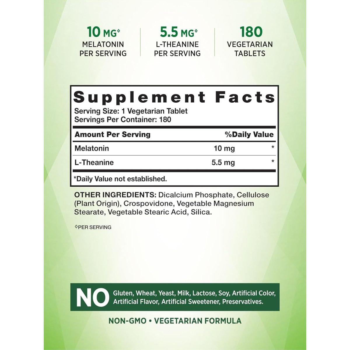 Nature'S Truth Melatonin Tablets | 10Mg - 180 Count - Suppviv