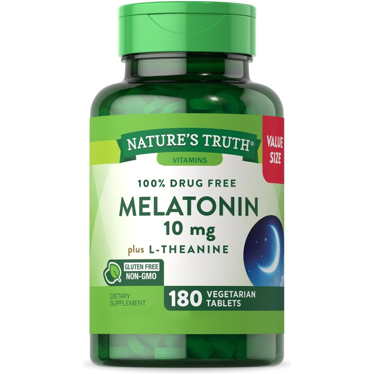 Nature'S Truth Melatonin Tablets | 10Mg - 180 Count - Suppviv
