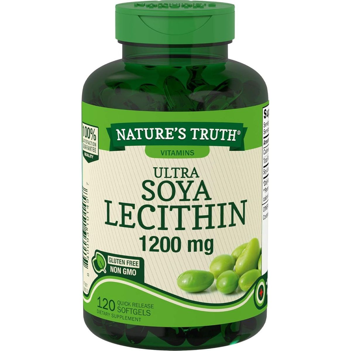 Nature'S Truth Ultra SOYA Lecithin 1200 Mg, 120 Count (Pack of 1) - Suppviv