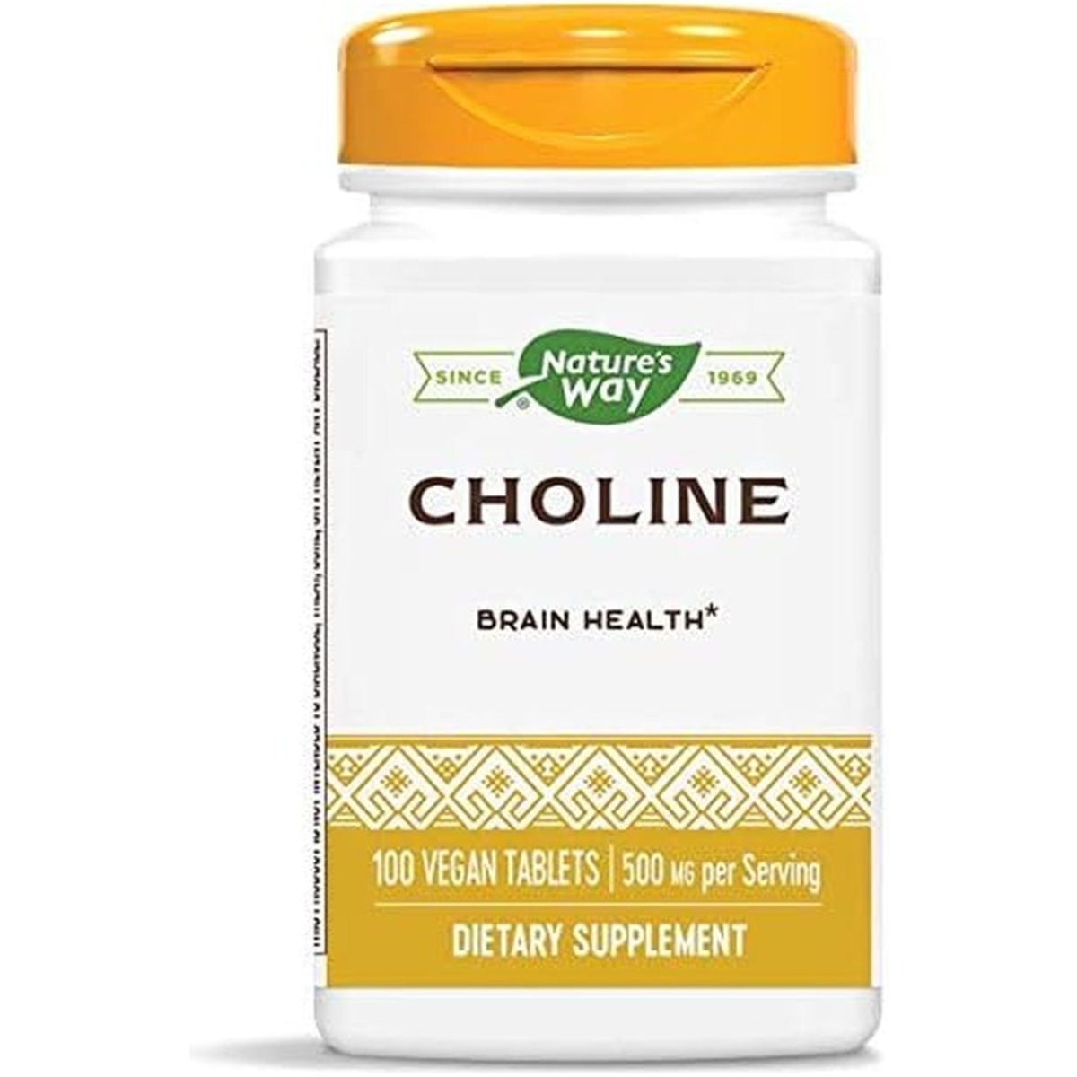 Nature'S Way Choline, 500 Mg, 100 Tablets, Pack of 2 - Suppviv