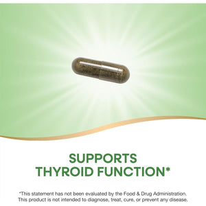 Nature'S Way Kelp - Supports Thyroid Function - Iodine Supplement 180 Capsules - Suppviv