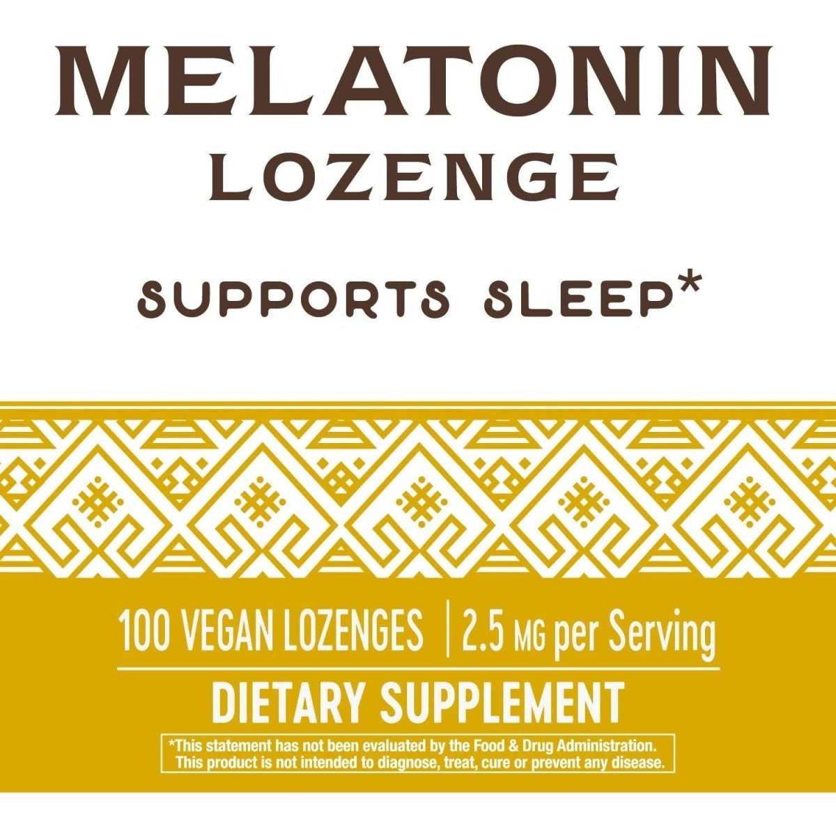 Nature'S Way Melatonin Lozenge, Sleep Support*, 2.5 Mg, 100 Vegan Lozenges - Suppviv