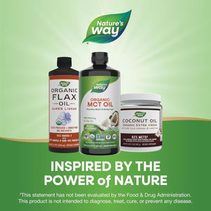 Nature'S Way Organic MCT Oil, 30 Fl Oz, Brain and Body Fuel from Coconuts*, - Suppviv