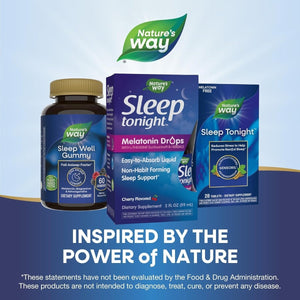 Nature'S Way Sleep Tonight Melatonin Drops with L - Theanine 2 Oz - Suppviv