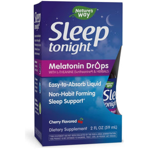 Nature'S Way Sleep Tonight Melatonin Drops with L - Theanine 2 Oz - Suppviv