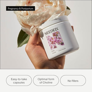 Needed. Prenatal Choline for Cognitive Development - Supports Healthy Pregnancy & Metabolism 60 Capsules - Suppviv