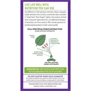 New Chapter Lemon Balm Force with Supercritical Lemon Balm 30 Ct Capsules - Suppviv