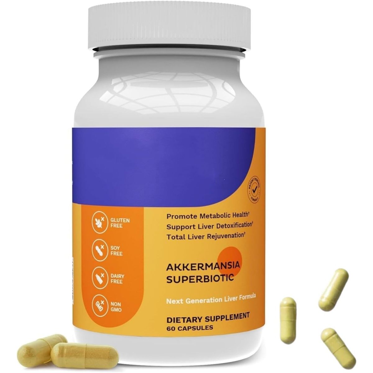 New Premium Liver Cleanse Detox & Repair Superbiotic (60 Capsules) - Suppviv