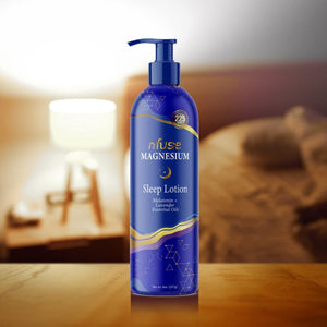 Nfuse Magnesium Sleep Lotion with Melatonin & Lavender Essential Oils (8 Oz) - Suppviv