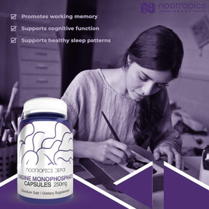 Nootropics Depot Uridine Monophosphate Capsules | Disodium Salt (60 Count) Cognitive Enhancer* | Nootropic | Choline Precursor - Suppviv