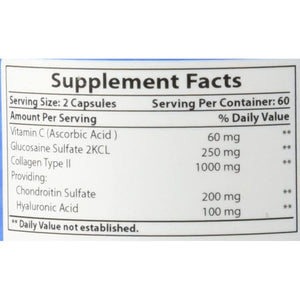 Nova Nutritions Hyaluronic Acid 100Mg/Serving - Promotes Youthful Skin & Healthy Joint Function 120 Capsules - Suppviv