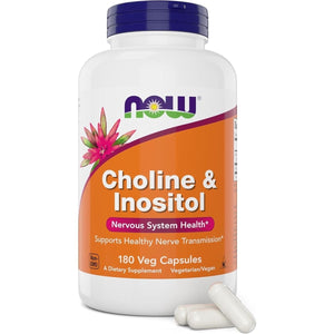 Now Choline & Inositol, 180 Veg Capsules - Suppviv