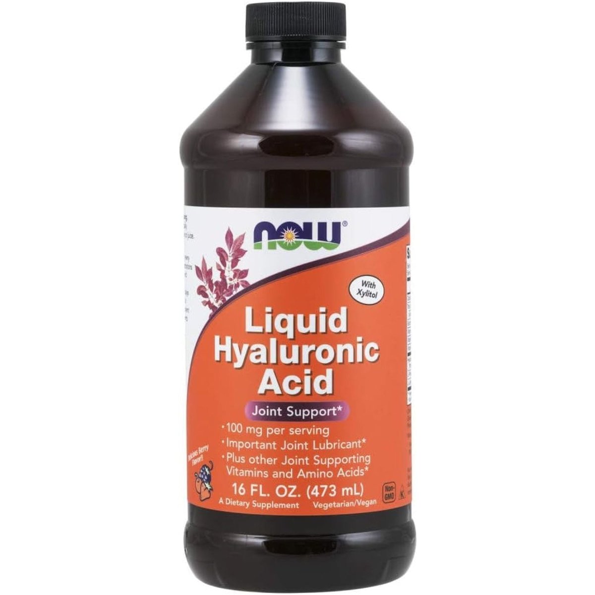 Now Foods Liquid Hyaluronic Acid 100 Milligrams, 16 Ounces - Suppviv