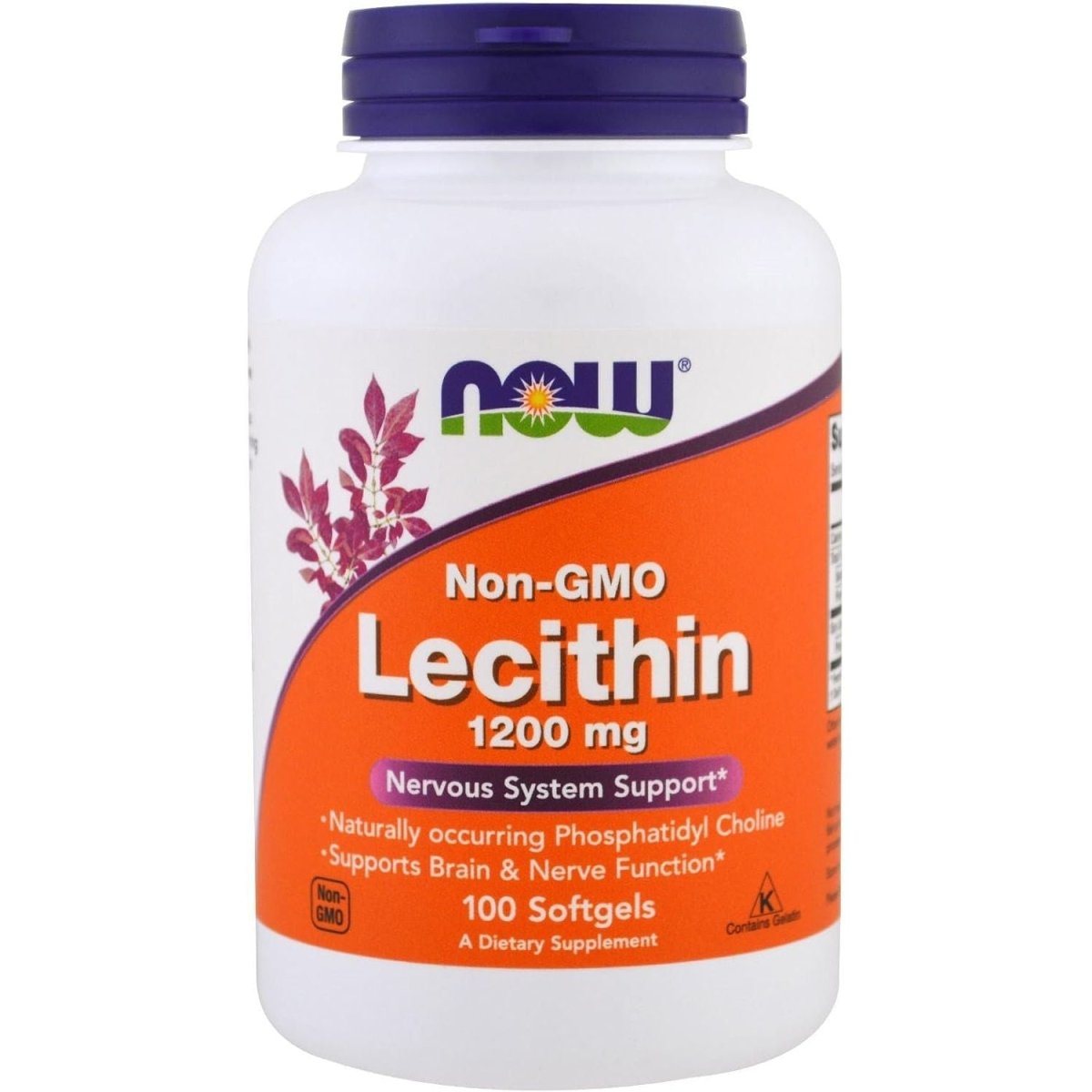 Now Foods Now Foods, (2 Pack) Lecithin, 1200 Mg, 100 Softgels - Suppviv